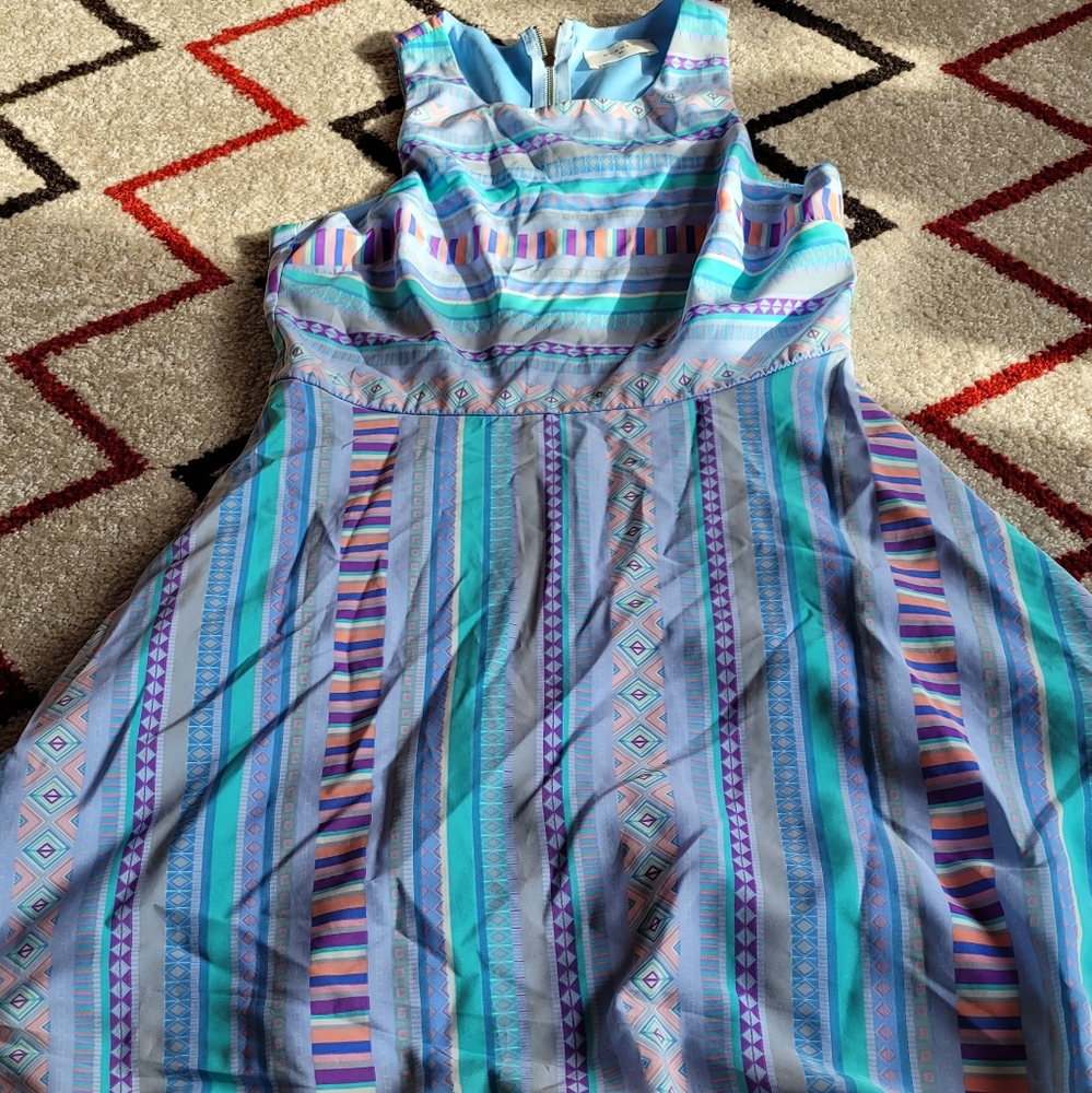 Geometric Pattern Dress